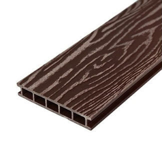 Террасная доска из ДПК Faynag 3D Шоколад 4000х152х24 мм